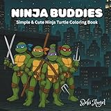 Photo Gallery ninja buddies: simple & cute ninja turtles coloring book Photo Gallery ninja buddies: simple & cute ninja turtles coloring book
