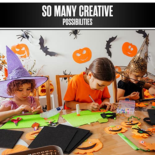 Houseables Eva Foam Sheets, Craft, Cosplay, 6Mm Thick, Black, 10 Pack, 9 X 12 Inch, Art Supplies, Paper Scrapbooking, Crafting Foams, Foamie Crafts, For Kids, Boy Scouts, Halloween, Shoe Insole #TOP3