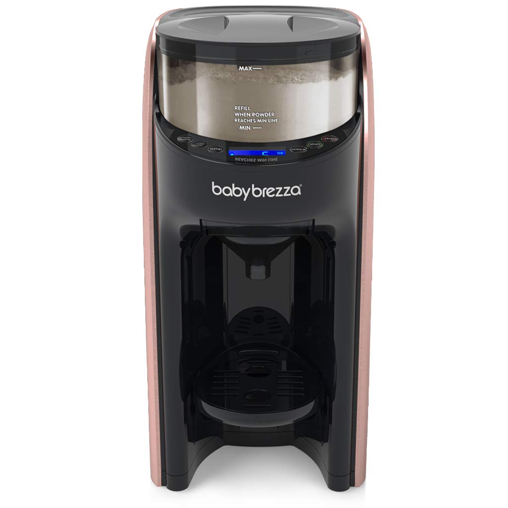 New and Improved Baby Brezza Formula Pro Advanced Formula Dispenser Machine - Automatically Mix a Warm Formula Bottle Instantly - Easily Make Bottle with Automatic Powder Blending, Rose Gold : Baby