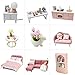 CUTEBEE Dollhouse Miniature with Furniture, Wooden DIY Dollhouse Kit Plus Dust Proof and Music Movement, 1:24 Scale Creative Room Idea (Warm Hours)