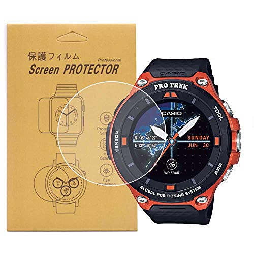 SINO-SKY [5-Pcs] For WSD-F20 Watch Screen Protector, Full Coverage TPU Screen Protector for WSD-F20-RG Watch HD Clear Anti-Bubble and Anti-Scratch