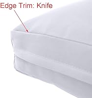 Vista 7 de Style4 AD101 tamaño completo 5 piezas borde de cuchillo al aire libre sofá colchón almohada almohada bajera solo cubierta