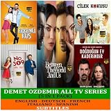 Demet Ozdemir All TV Series (4 in 1 Pack) Erkenci Kus in English + Cilek Kokusu + No 309 + Dogdugun Ev Kaderindir *All Ep. Full HD *English Subtitles in *USB*