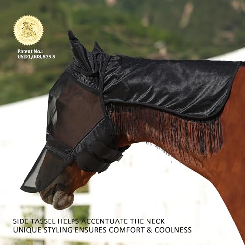 Harrison Howard Capa de cavalo patenteada preta G