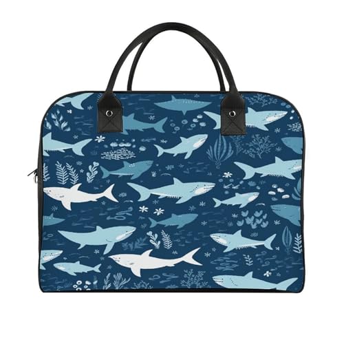Bolso de mano Sharks con correa ajustable y cremallera miniatura 3