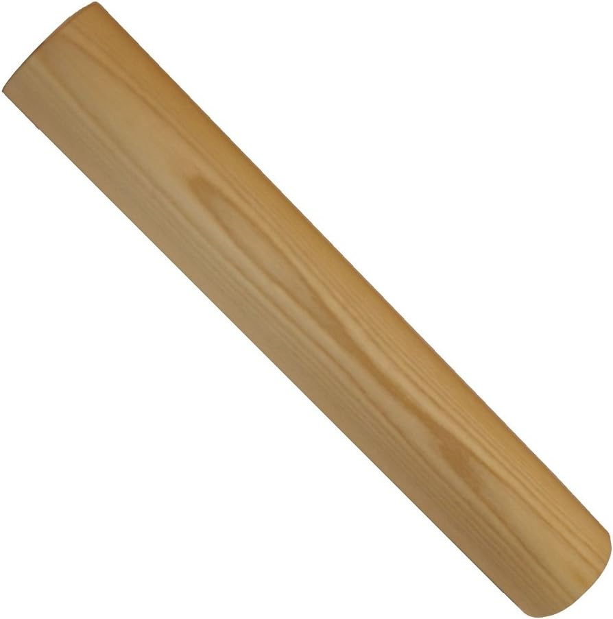 12" Solid Wood, Sauerkraut and Vegetable Pounder, Masher (Ash) Made In USA