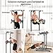 Imagen de RELIFE REBUILD YOUR LIFE Torre Entrenamiento Energía Power Tower Estación Pull Up Multifuncional Barras Dominadas Torre de Gimnasia Casa Equipo de Fuerza Dip Station Musculación