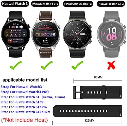 MIJOBS Cinturino In Silicone Per Huawei Band 4 PRO/3 PRO/3 - Morbido, Traspirante, Regolabile - Foto 9