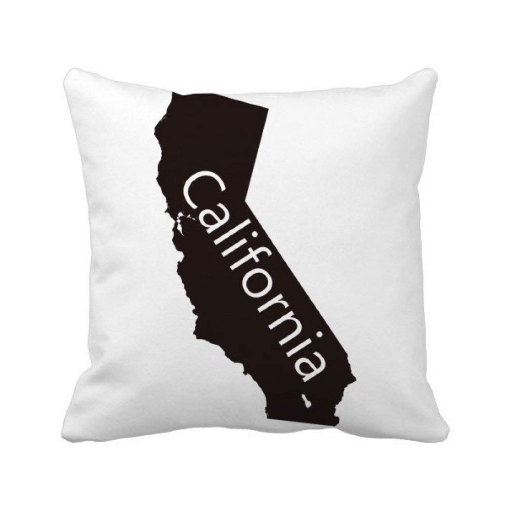Taie d'oreiller California silhouette carré haut de gamme