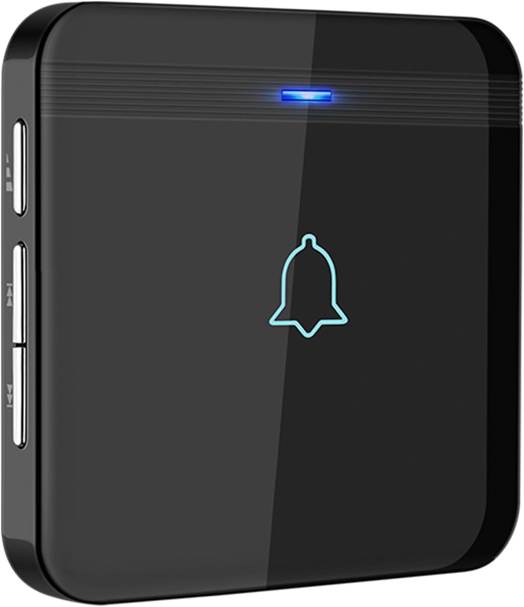 AVANTEK Add-On Plug-in Receiver RB-1, 1300 Feet Range with 52 Chimes, Black