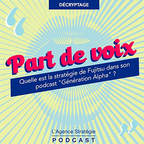Quelle strat&eacute;gie adopte Fujitsu dans son podcast "G&eacute;n&eacute;ration Alpha" ?
