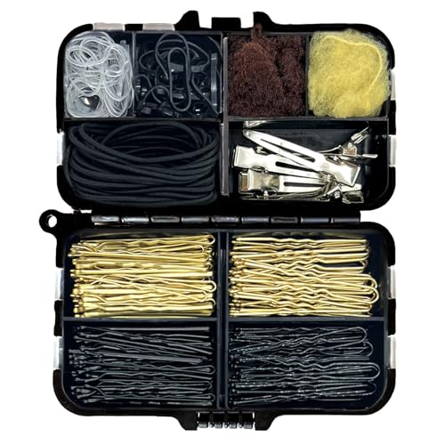 Hair Accessories Kit, Bobby Pins Set with Storage Box, Dance