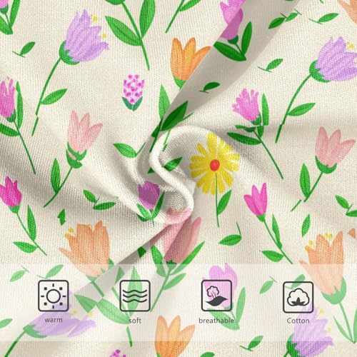 Flowers Floral Yellow Toddler Girls's Underwear 2T 23022233