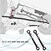 Adjustable Front Sway Bar Quick Disconnects for Jeep Wrangler JK JKU 2007-2018, Stabilizer Bar End Links for 2.5-6 Inch Lift, 2PCS 2/4-Door Sport Sahara Rubicon Suspension Links