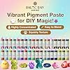BALTIC DAY 36 Color Silicone Pigment Dye Paste Set – Vibrant Opaque Pigments for Squishy Making, Slime Coloring, Resin, Silicone Rubber Mold Crafting & DIY Projects