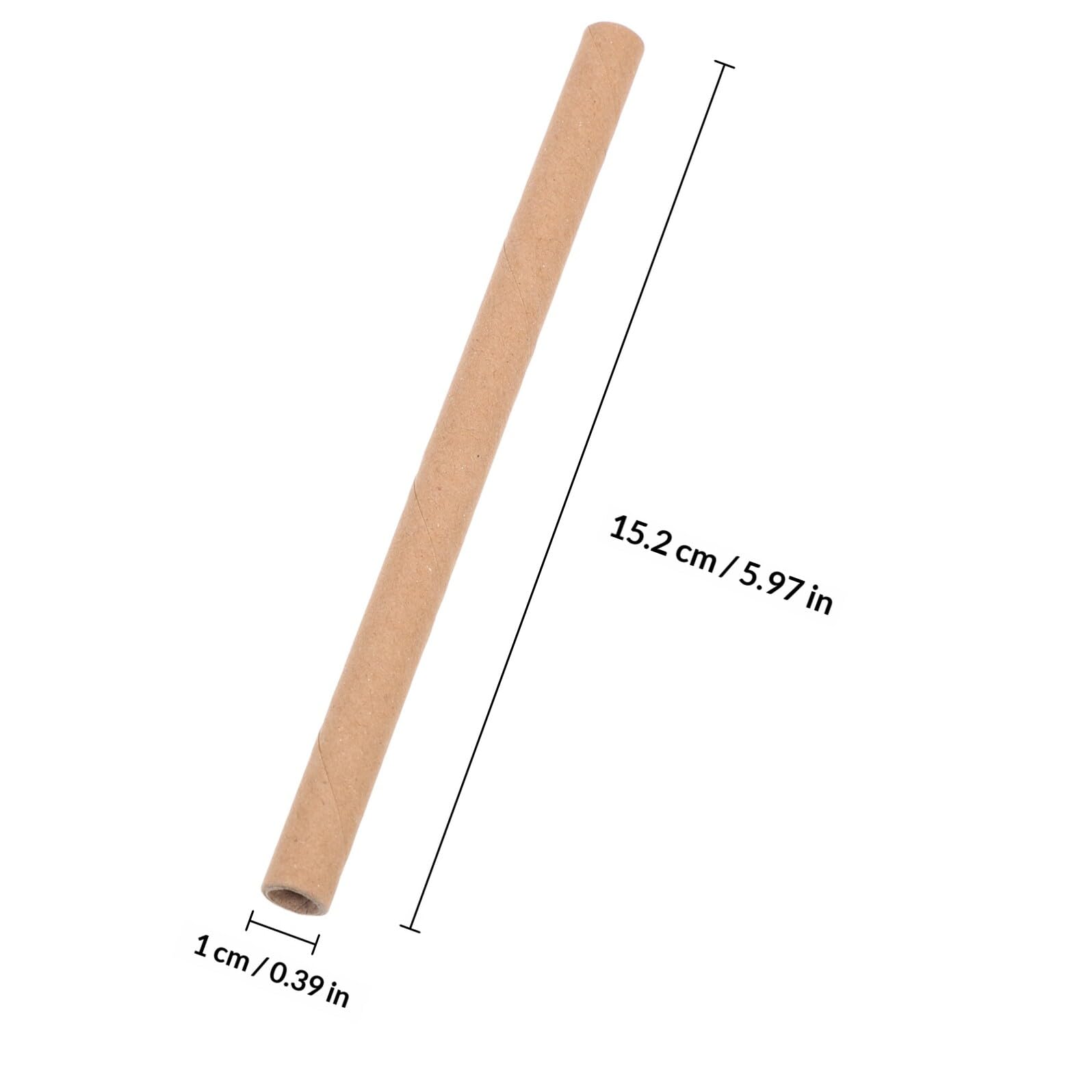 SHINEOFI 200 Papierröhren Imkereibedarf Mehrzweck Selbstgemacht Bienenhaus Bastelpapier Stabile Zuschneidbare Papierrolle für Bienenstöcke Sicher Langlebig 8mm Innendurchmesser 10mm