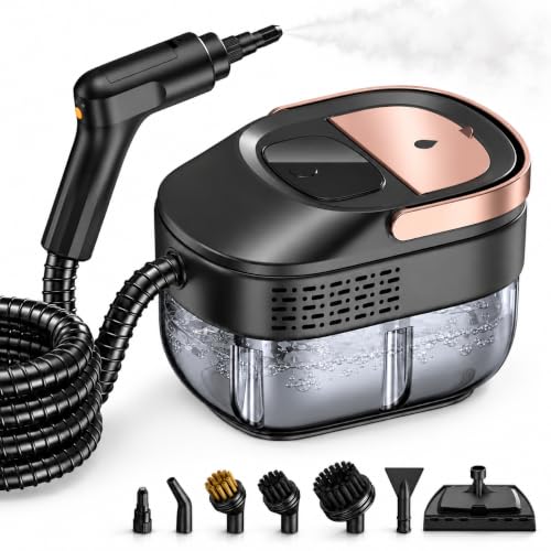 Dampfreiniger Handgerät für Haushalt & Auto, 15s Aufheizzeit, 1,6L Tank
