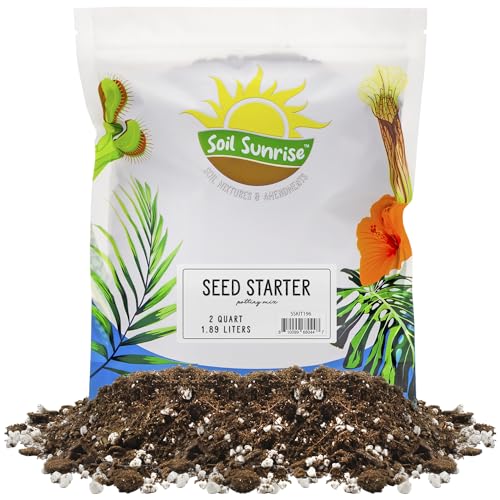 All Natural Seed Starting Mix (2 Quarts), Expert Grade Seed