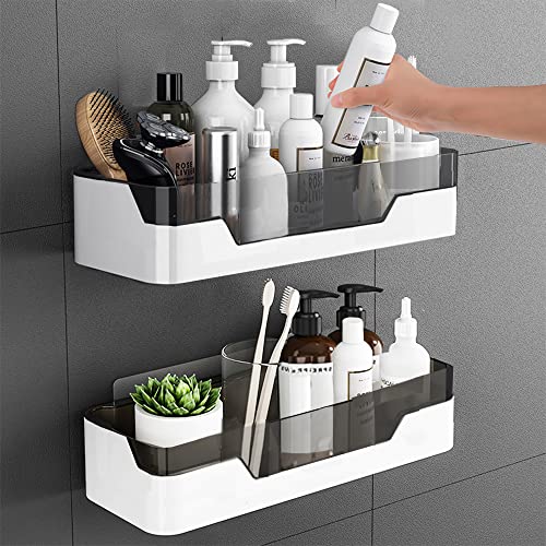 Tangkula Mensola Con Portasciugamani Da Parete Per Bagno – 2 Ripiani E 2 Barre – Ferro Cromato 44,8x22,9x54,9 Cm