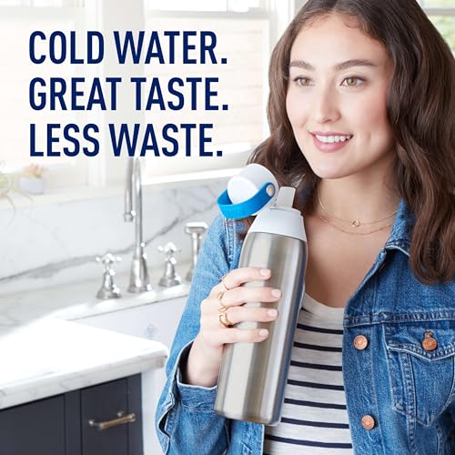 image for Brita Stainless Steel Premium Filtering Water Bottle, BPA-Free, Replac