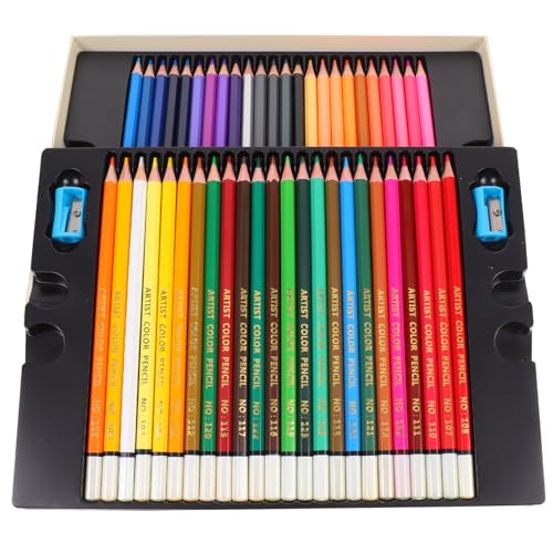 Lápices de Colores acuarelables NUOBESTY solubles en agua para dibujo en casa