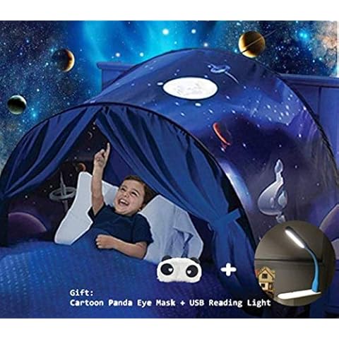 Bed tents for boys,Children's Tents,Game Tents Indoor,Space Tents,Children's Playrooms,Boys And Girls Christmas Birthday Gifts(Space) Cover