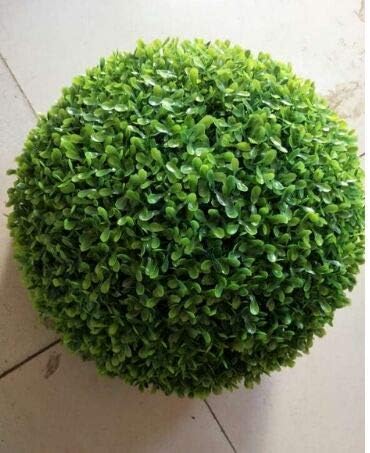 Green Grass Ball Plastic Plant Ornament Zereff Ball Party Decoration Garden Decor Wedding Decoration Artificial Flowers Ball - (Size: 38cm, Color: a)