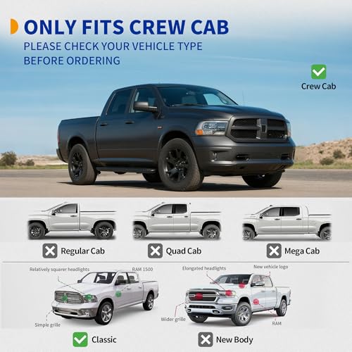 Estribos Laterales Running Boards para Dodge Ram 1500 y 2500 miniatura 2
