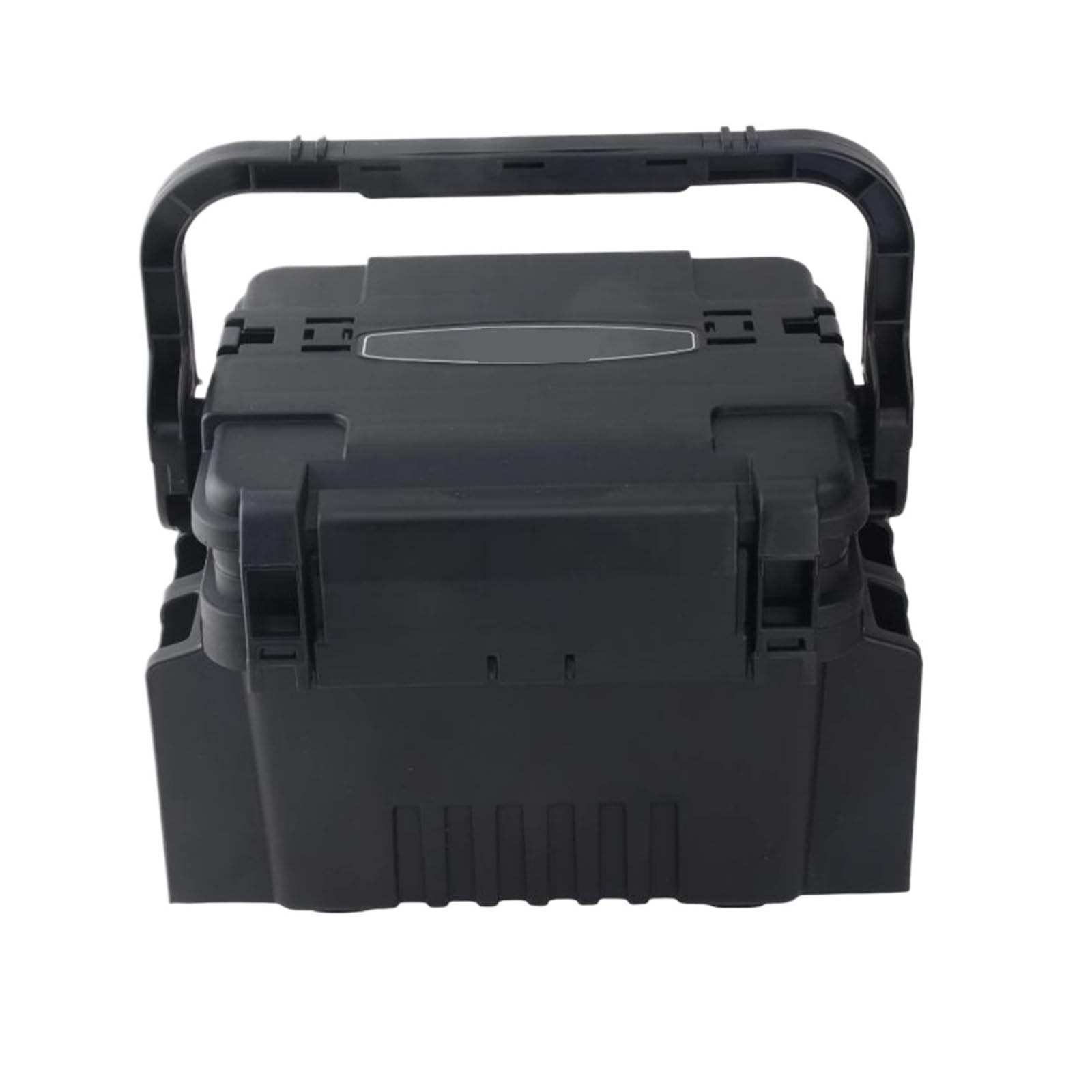 Large Multi-Function Fishing Tackle Organizer Reinforced Storage Box(Small black)