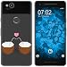 Produktbild PhoneNatic Case kompatibel mit Google Pixel 2 Silikon-Hülle Sommer Coconuts M3