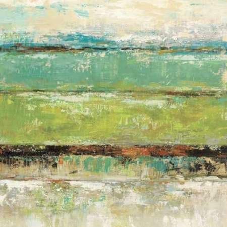 Stampa Su Tela Panther Print: Paesaggio Mare E Cielo (18x12 Cm) - Quadro Artistico Ready To Hang Con Cornice In Legno, Colori Vivaci