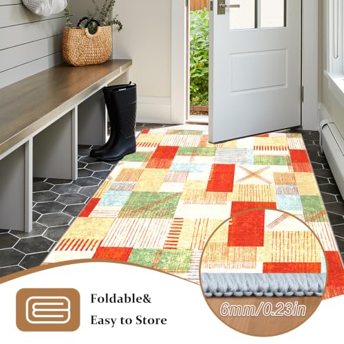 Alfombra cocina lavable con base antideslizante para pasillo y comedor 4