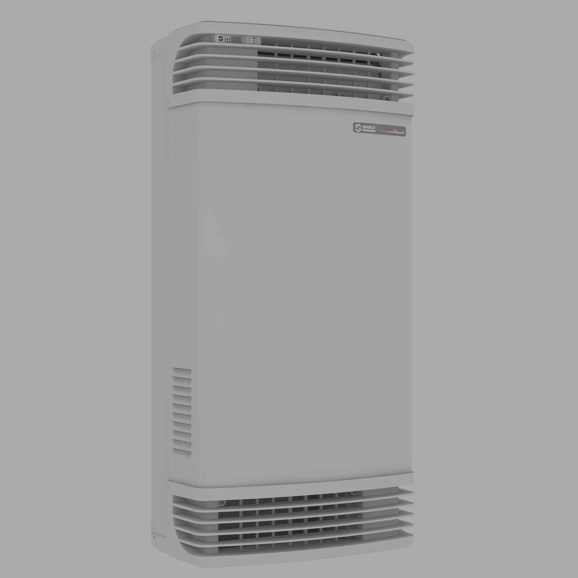 Shokat SH37 gasheizautomat mit Abgasleitung, 8 kW