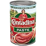 Contadina Canned Roma Tomatoes Paste, 6 Ounce (Pack of 12)