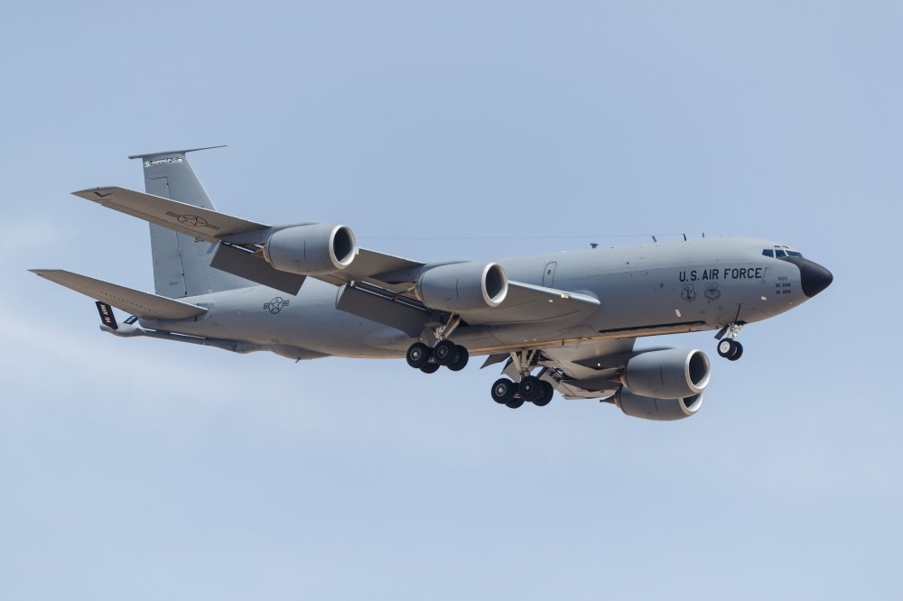 Posterazzi A U.S. Air Force KC-135 Tanker Aircraft. Poster Print by Rob Edgcumbe/Stocktrek Images, (34 x 22), Varies