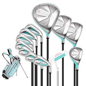 PGM Women’s Oversea Complete Golf Club Set with High-Strength Thin Face Design 460cc Driver