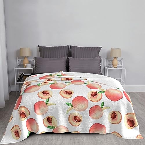 Couverture en flanelle rose pour lit bureau et canapé cocooning