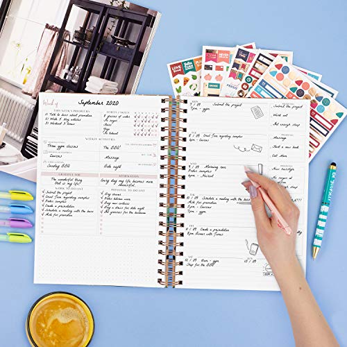 Planberry Large Weekly Planner Premium – Undated Life & Budget Planner To Hit Your Goals & Live Happier – Organizer & Productivity Journal With Habit Tracker – 8X10.4″ Hardcover (African Terracotta) #TOP6