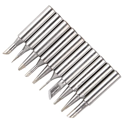 Image of Generic 0B Sol Solder N Tips 900MT Soldering Station Tool 10 T These Soldering Tips Are Suitable for 936, 937, 93 Ips 1 Retaining Sleeve (10pcs soldering iron tip), Genericwome5vxg0d-01