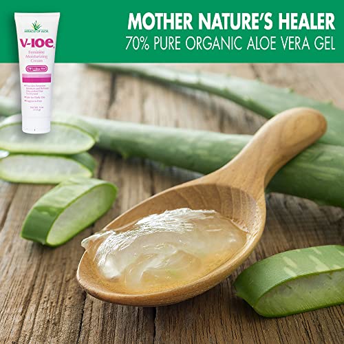 Image of V-loe, 4 oz, Soothes & Hydrates Sensitive Vulva, Non-Estrogen, Non-Prescription Vaginal Comfort