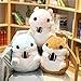 Cute Hamster Plush 3-in-1, Hand Warmer with 100x170cm Blanket & Pillow, Kids Birthday Gift, Soft Huggable Stuffed Animal for Children & Adults(Color1)