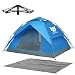 Night Cat Waterproof Camping Tent for 1 2 3 4 Person with Footprint Tarp Easy Instant Pop Up Tent Automatic Hydraulic Rainproof Tent with Rain Fly