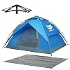 Night Cat Tente de Camping 2 3 4 Personne Imperméable Installation Facile Instantanée Pop Up Dome Tente Familiale Automatique