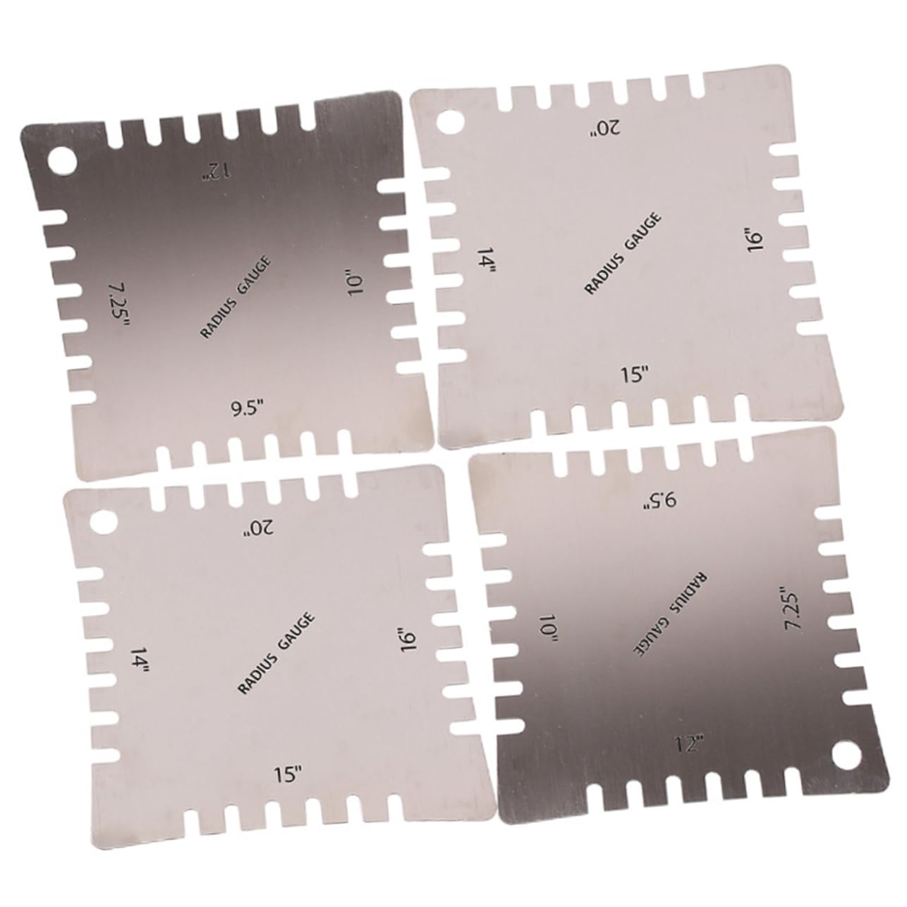 SAFIGLE4pcs Set Bike Helmet Bag Guitar Measure Ruler Guitar Neck Straight Edge Electric Bass Guitar Gauge Guitar Notched Guitar Tools Eleguitar Guitar Arc Phonetic Symbols