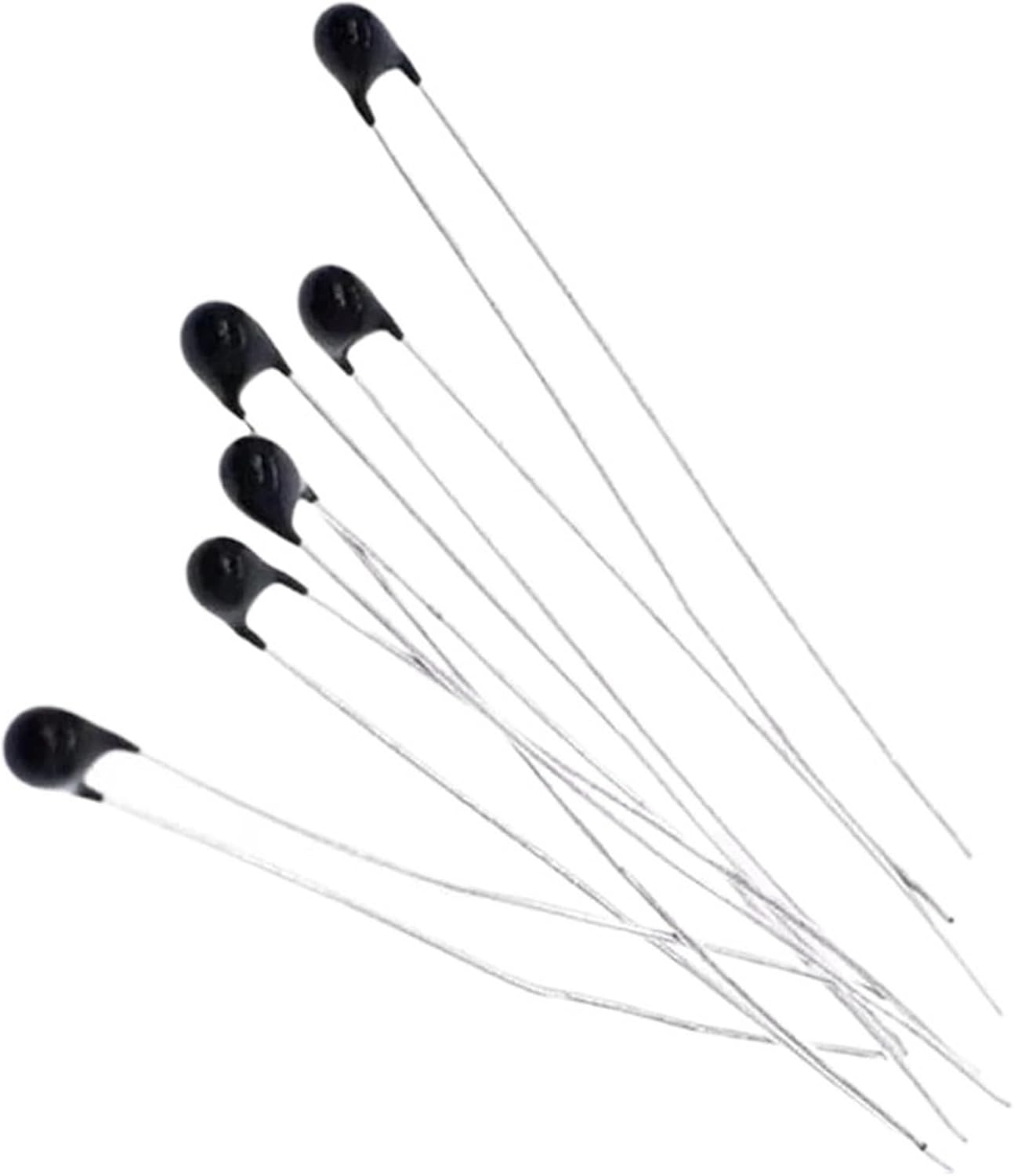 50PCS NTC Thermistor MF52AT Blackhead Match Head Mf52A 3950k 5% 1K 2K 2.2K 3.3K 4.7K 5K 6.8K 10K 20K 47K 68K 100k 500K Resistor(3K)