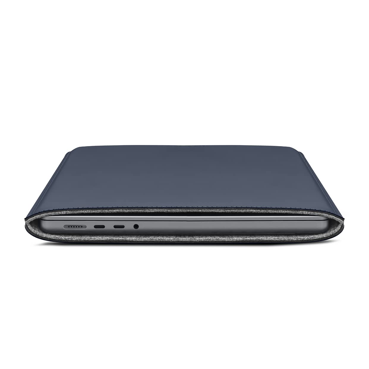 Woolnut Matte PU Sleeve Case Hülle Tasche für MacBook Pro - Blau – Bild 5