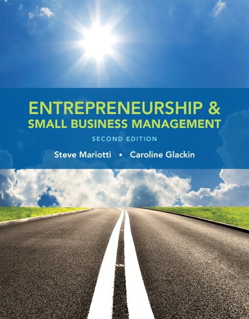 Entrepreneurship and Small Business Management 2nd Edition