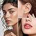 LAURITAMI 18G Flat Back Earrings Horseshoe Nose Ring Stainless Nose Ring with Internal Threaded Piercing Taper and Grabber Tool Lip Ring Tragus Cartilage Earring for Women Men