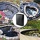 Comioke Teichfolie 3m x 2m, Teichmembran, Teichplane, Fischteichfolie, Gartenteiche Dichtungsfolie, HDPE Teichfolien Schwerlast für Fischteiche, Brunnen, Wassergarten und Wasserfall, Schwarz