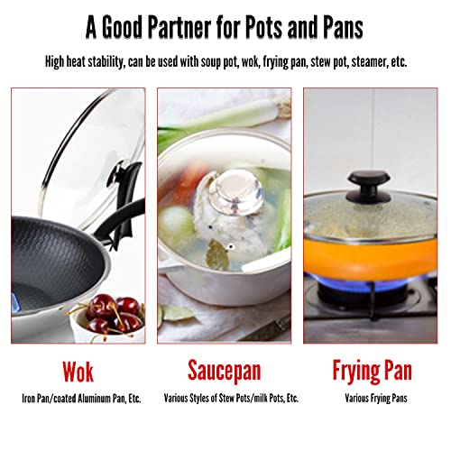 Mromax Universal Pot Lid Cover Knobs, Plastic Pot Lid Handle Replacement Knob For Kitchen Cookware 12Pcs #TOP6